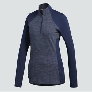 Adidas Performance Golf Womens Half Zip Knit Sweatshirt Jacket Pullover Size XL